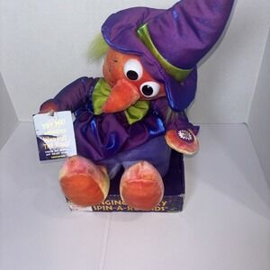 DanDee Singing Spooky Spin-A-Rounds Animated‎ Halloween Witch RARE NIB